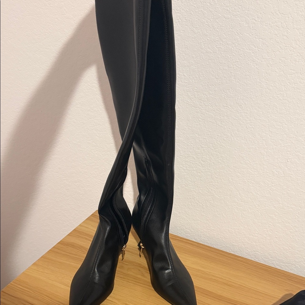 Black Over the Knee Boots